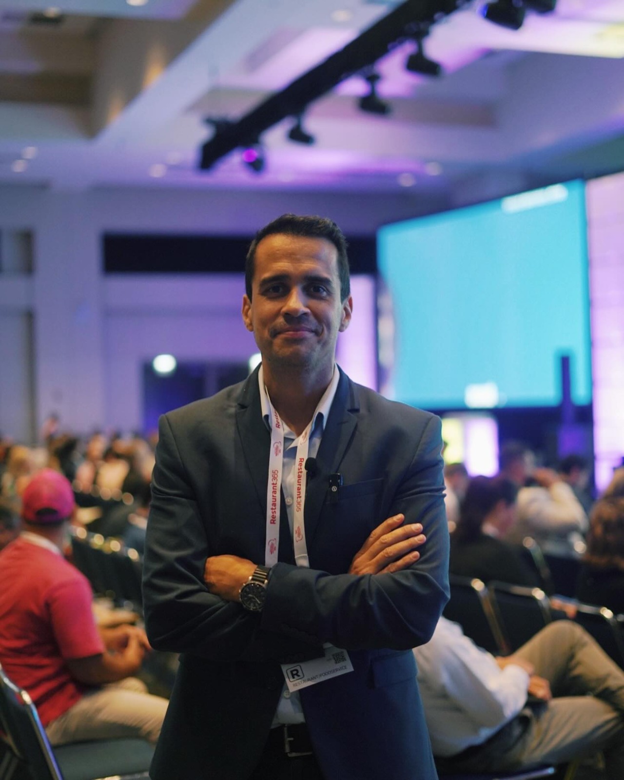 Diogo Wendling em evento de negócios e hospitalidade